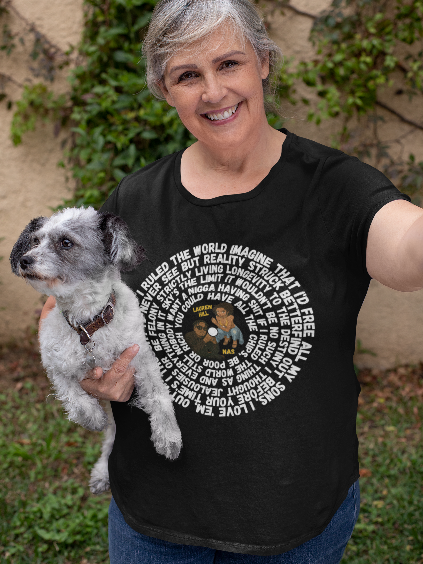 Iconic 90s Lyric Tee – "If I Ruled the World" Hip Hop Tribute Shirt