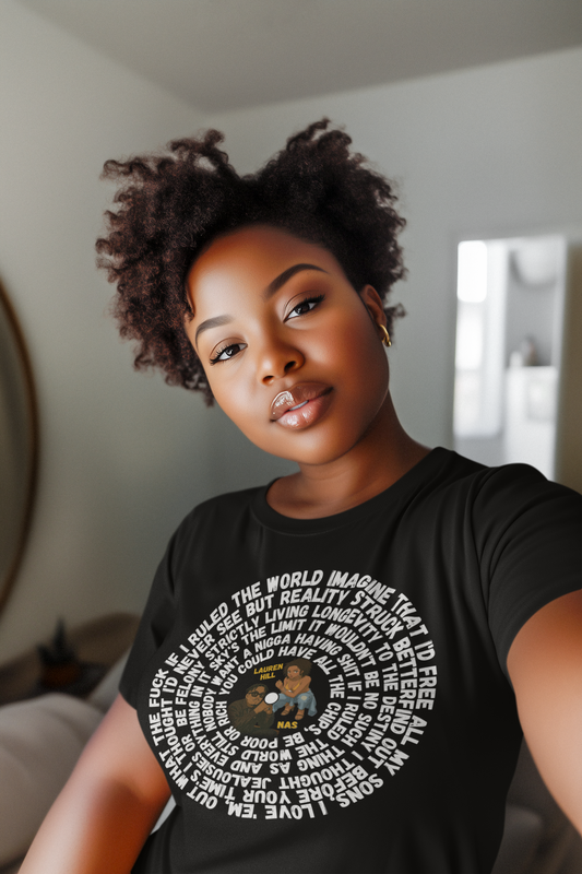 Iconic 90s Lyric Tee – "If I Ruled the World" Hip Hop Tribute Shirt